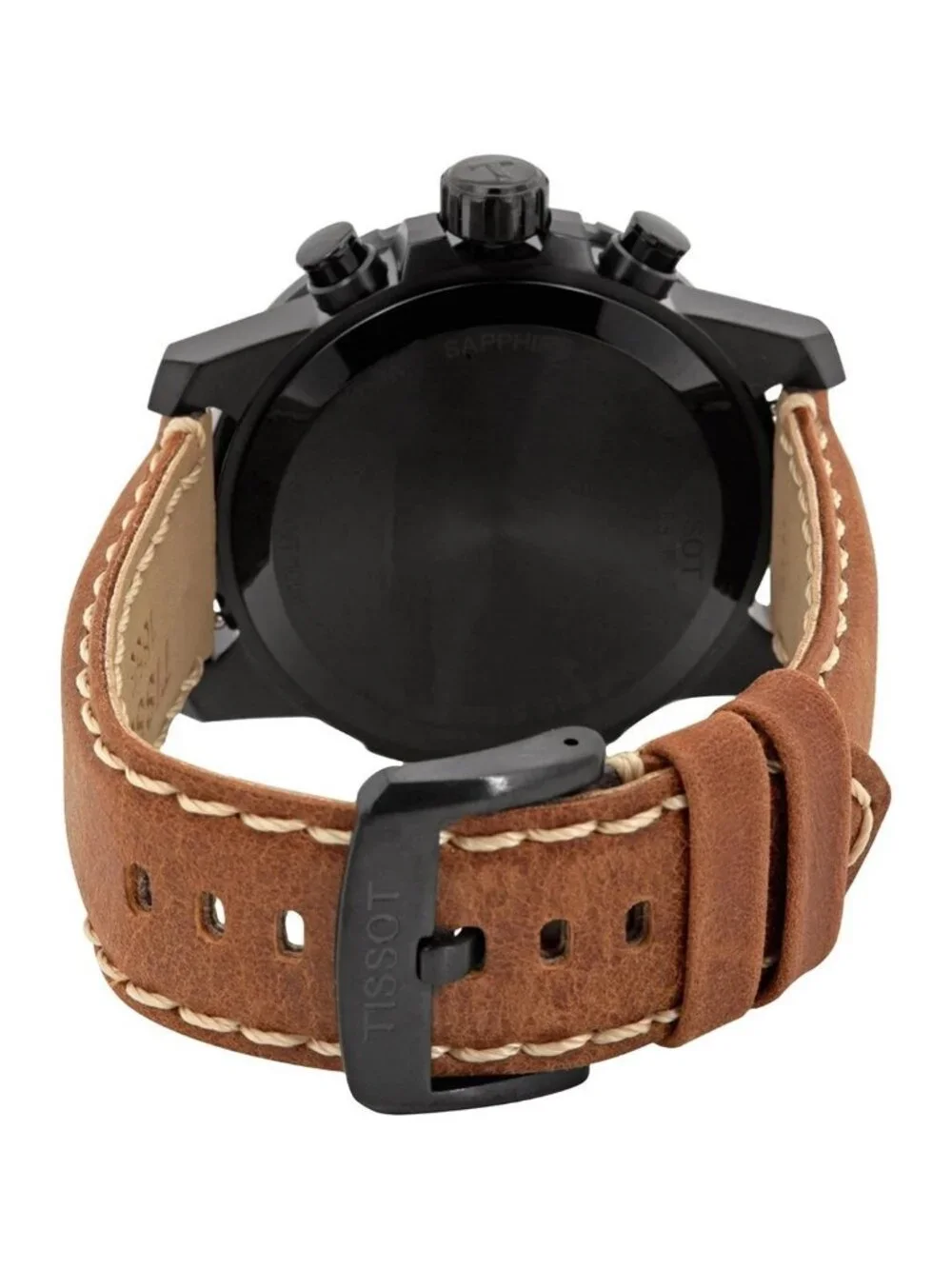 NWT Tissot Supersport Chronograph Quartz Black Dial Men's Watch